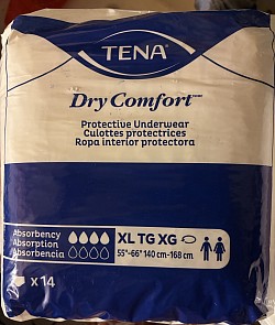 Tena XL (14 diapers per pack)