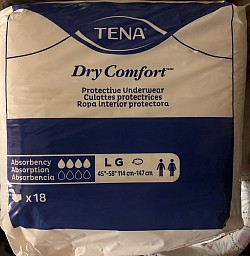 Tena Size L (18 diapers per pack)