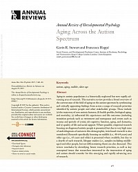 Aging Across the Autistic Spectrum @Annual Review